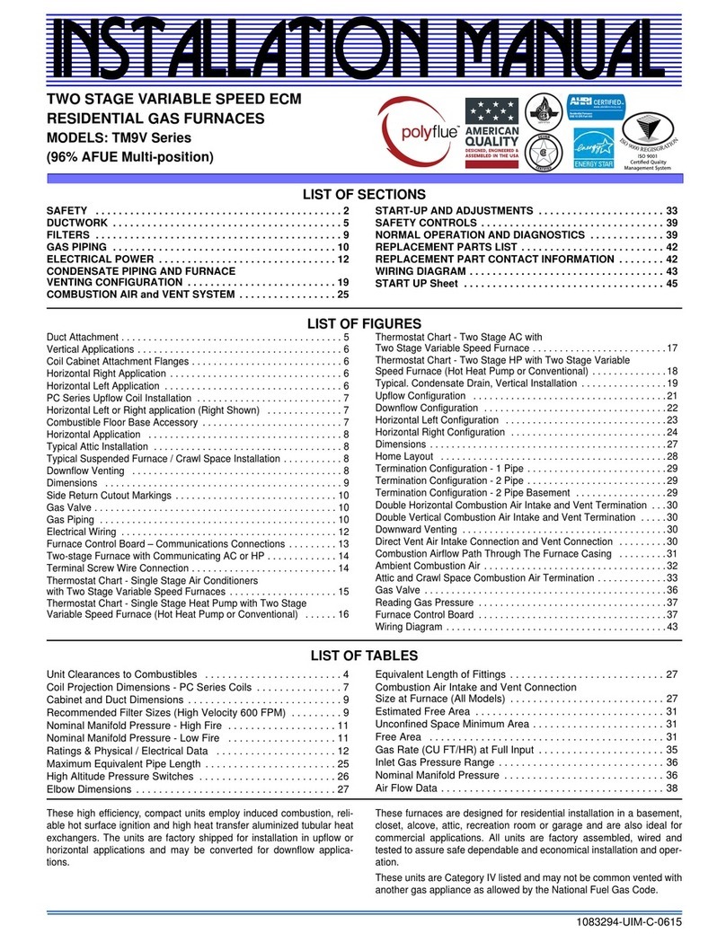 York International TM9V Series installation manual