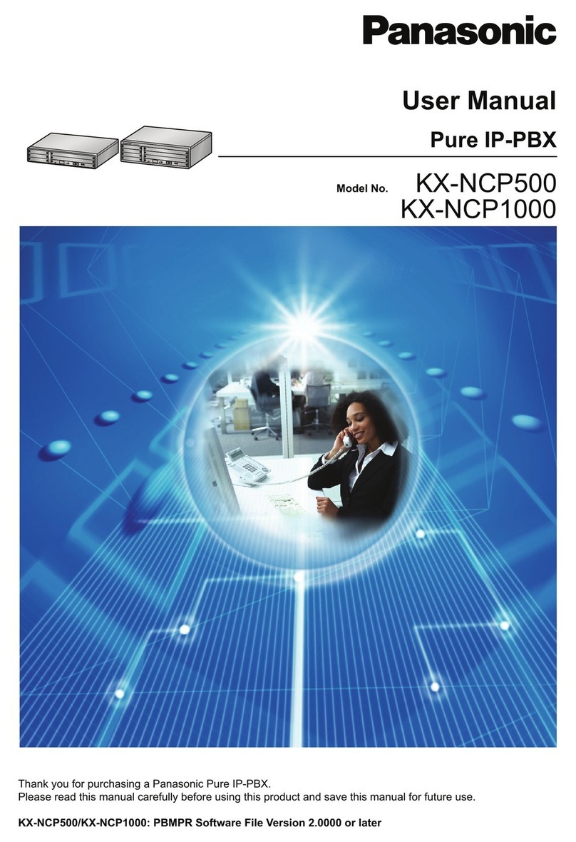 Panasonic KX-NCP500 User manual