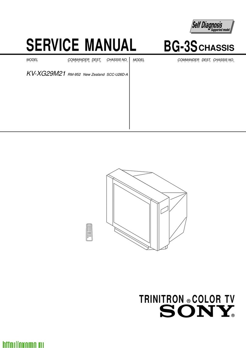 Sony Trinitron KV-XG29M21 User manual Sony Trinitron KV-XG29M21 User manual