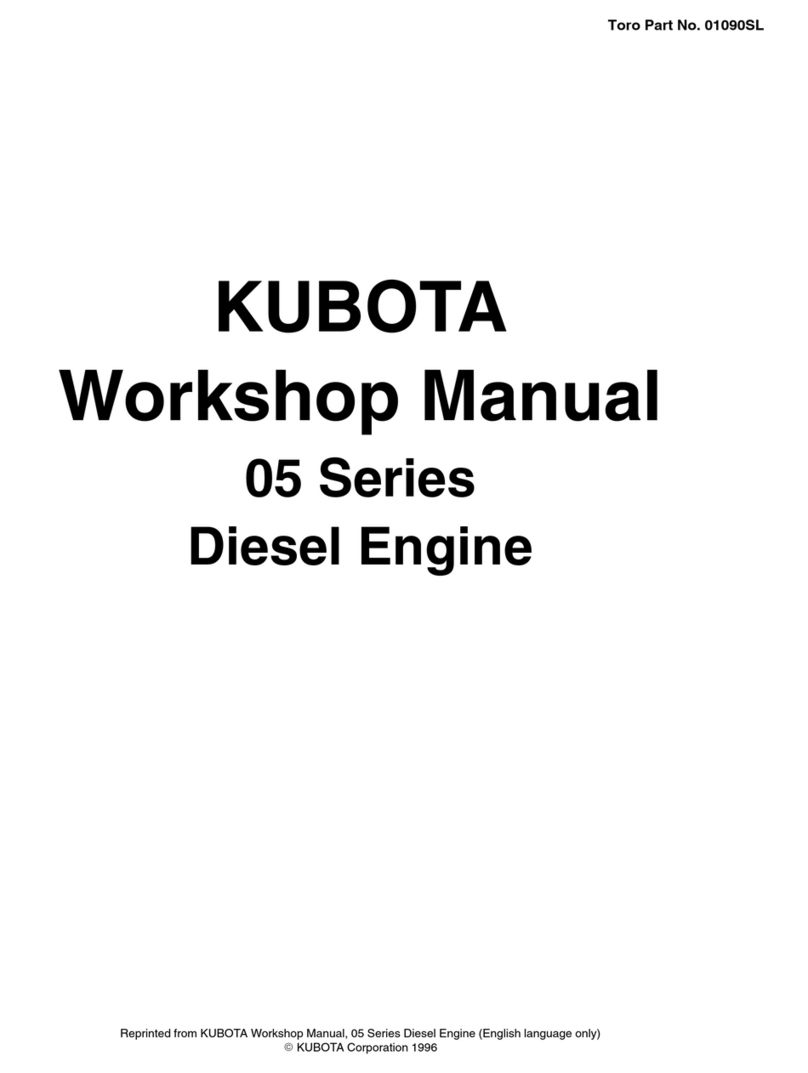 Kubota 05 Series Instruction manual Kubota 05 Series Instruction manual