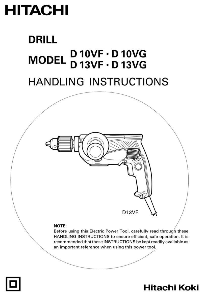 Hitachi D 10VF User manual Hitachi D 10VF User manual