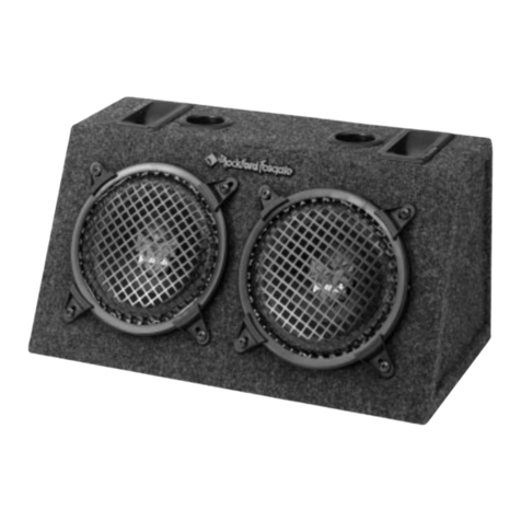 Rockford Fosgate BTR1208 Installation and operating manual