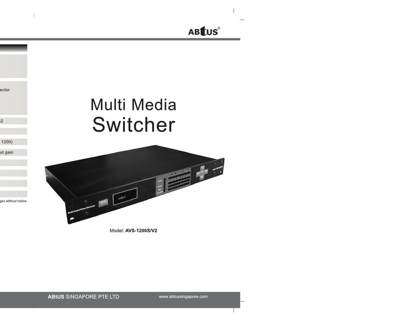 Abtus AVS-1200S/V2 User manual