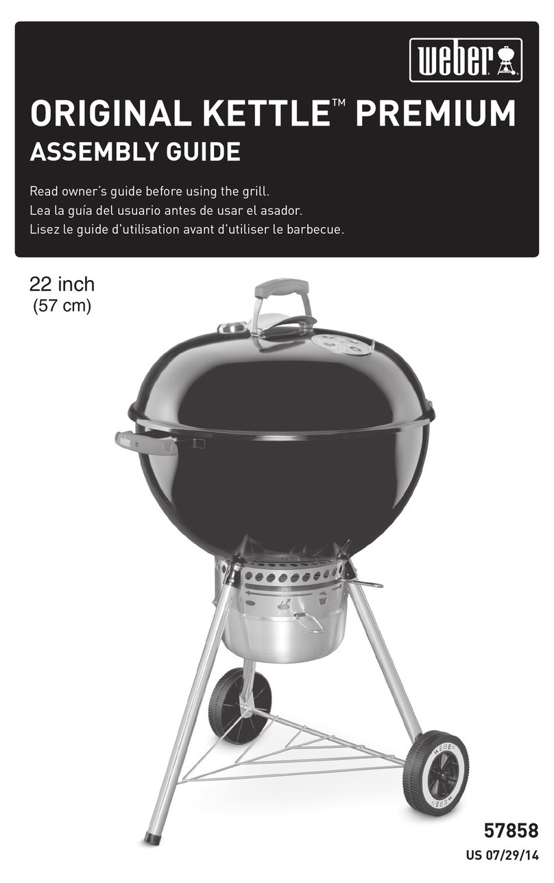 Weber 57858 Assembly guide