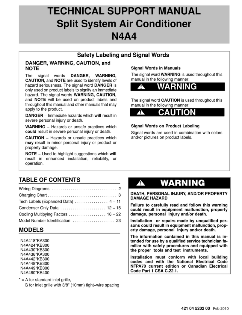 International comfort products N4A4 Series Installation instructions International comfort products N4A4 Series Installation instructions