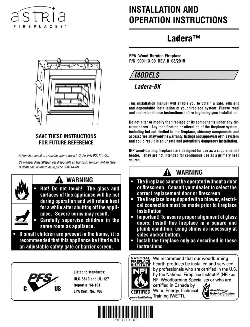 Astria Ladera-BK User manual