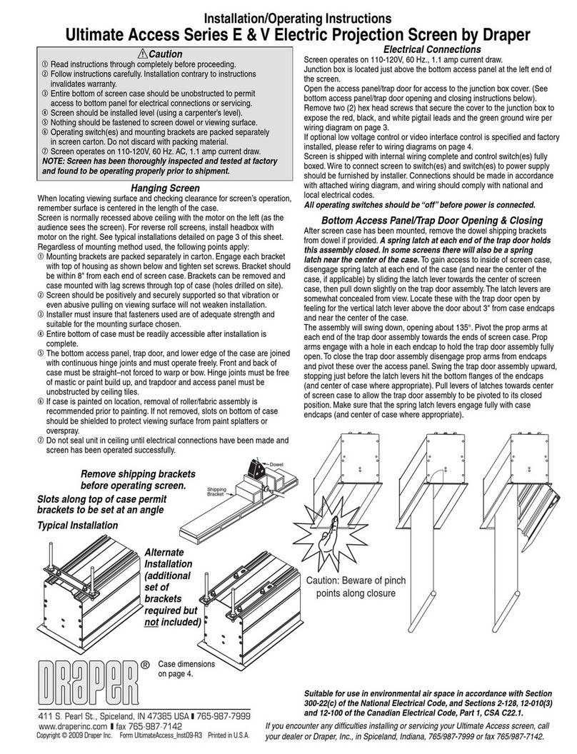 Draper Ultimate Access Series E Manual