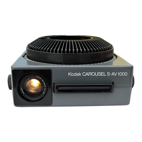 Kodak Carousel S-AV1000 User manual Kodak Carousel S-AV1000 User manual