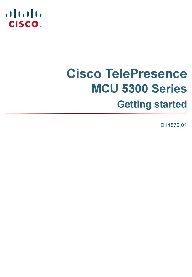 Cisco TelePresenceMCU 5300 Series User manual