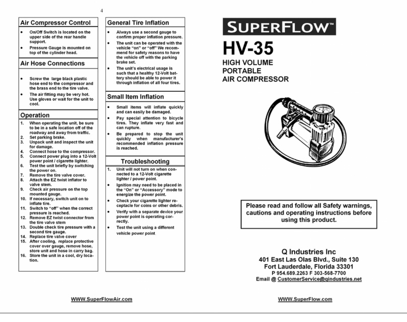 SuperFlow HV-35 user guide
