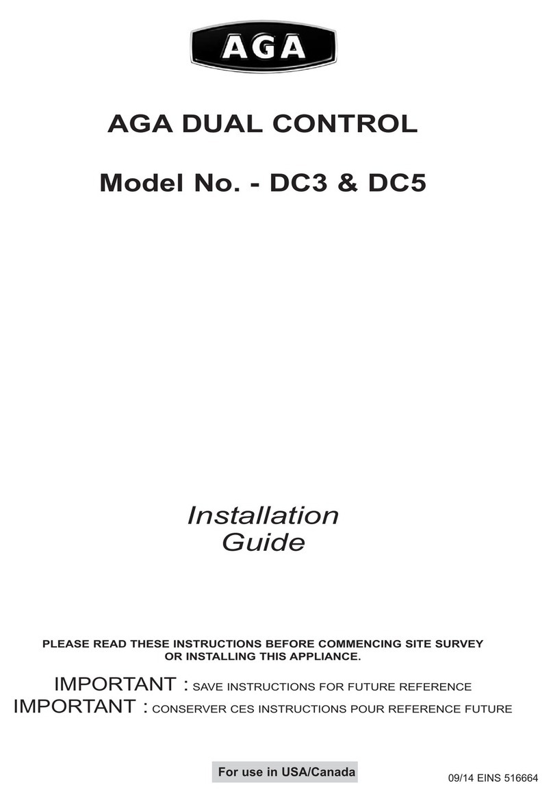 AGA DC3 User manual