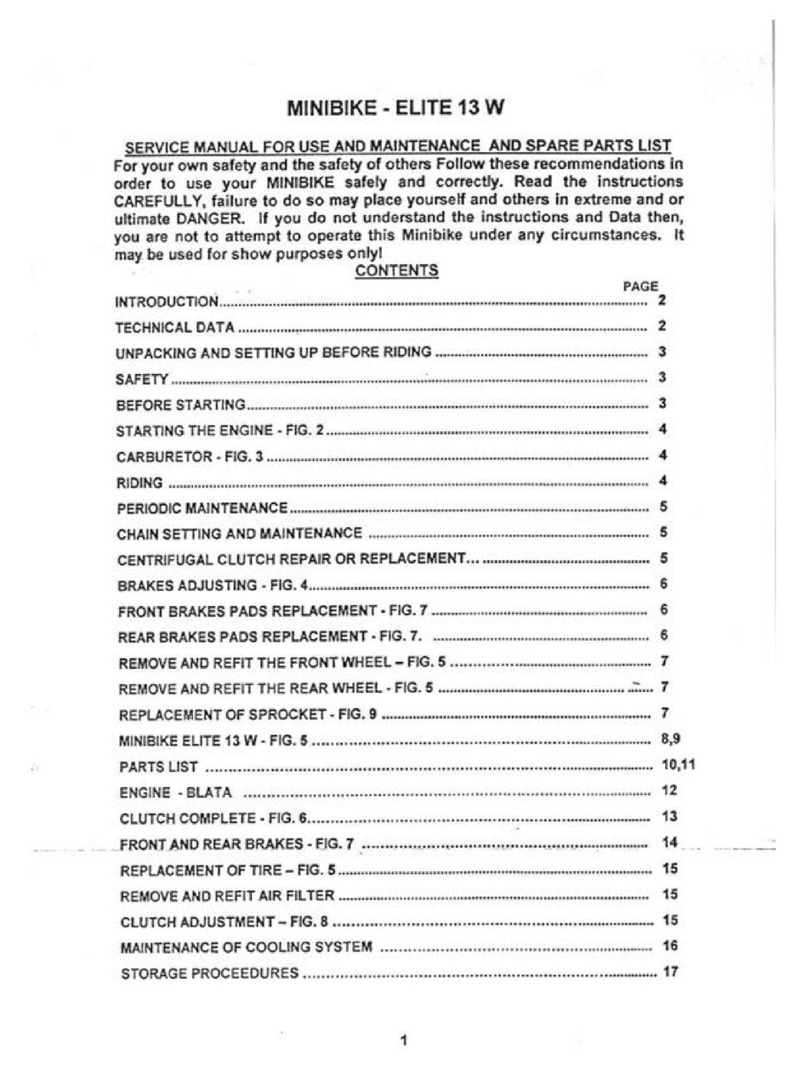 Blata Elite 13 W User manual Blata Elite 13 W User manual