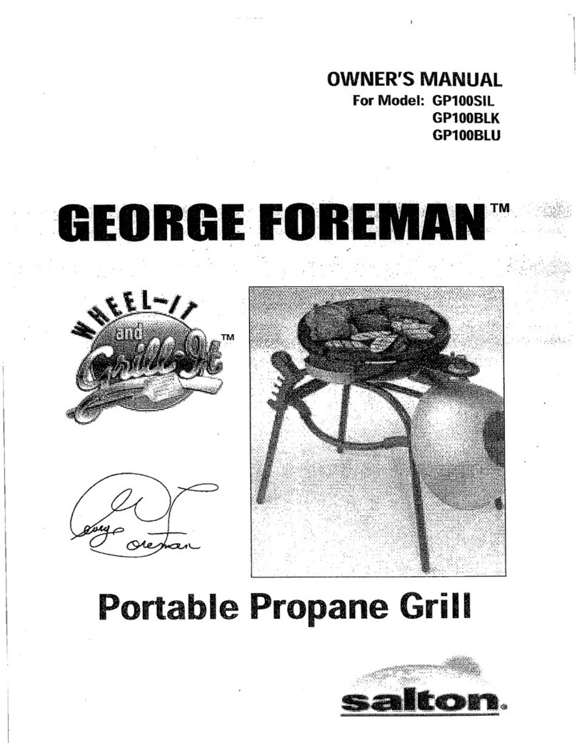 George Foreman GP100SIL User manual George Foreman GP100SIL User manual