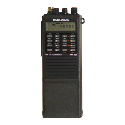 Radio Shack HTX-202 User manual