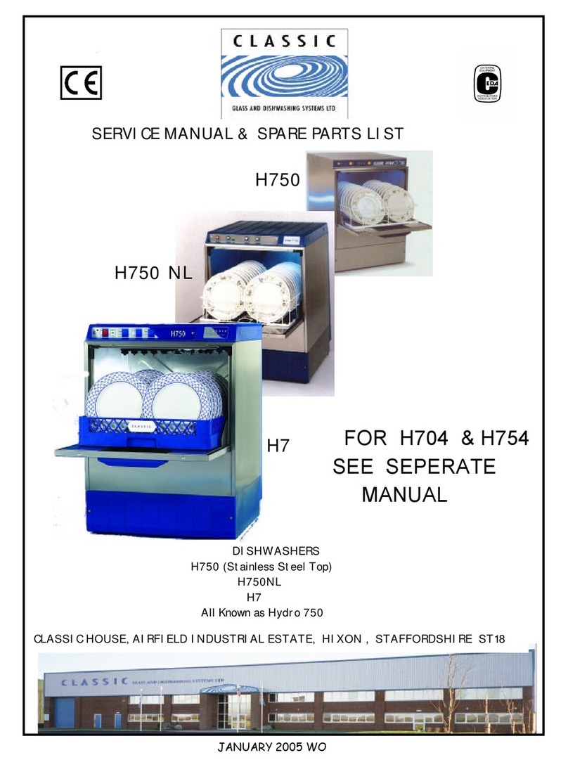 Classic H750 NL Service manual & spare parts list