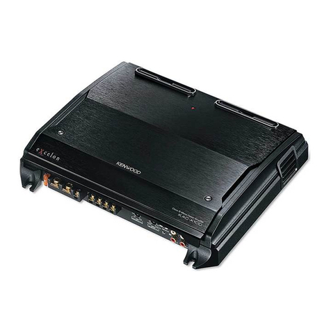 Kenwood KAC-X10D - eXcelon Amplifier Service manual