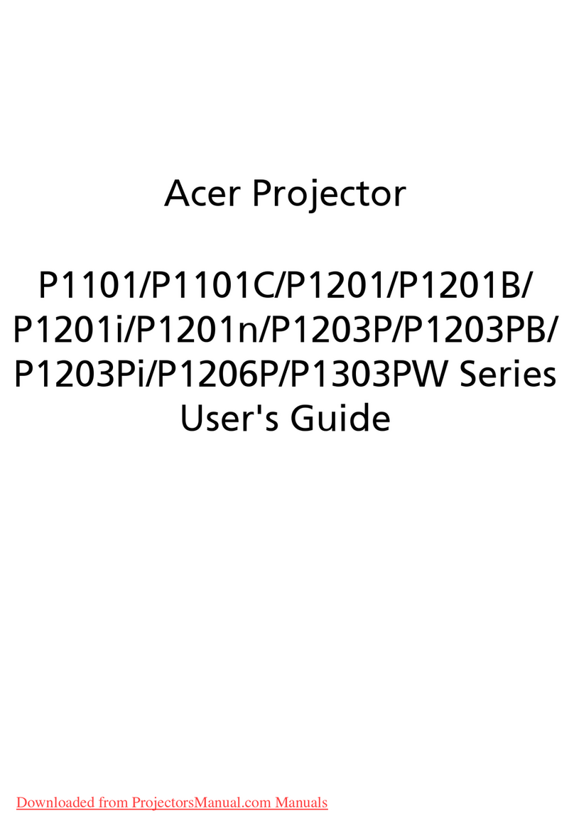 Acer P1101C Series User manual
