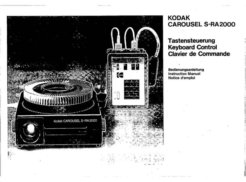 Kodak Carousel S-RA2000 instruction manual