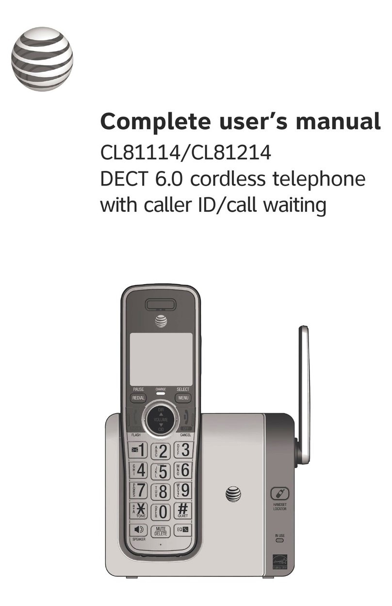 AT&T CL81114 User manual AT&T CL81114 User manual