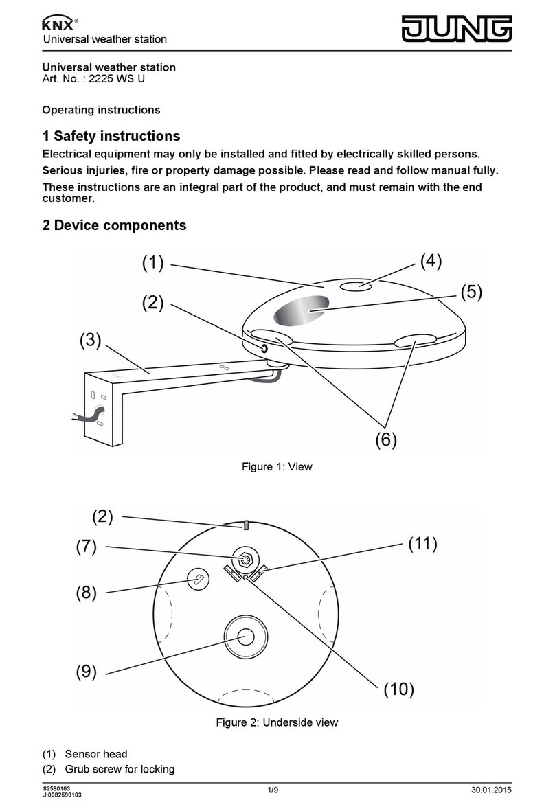 Jung 2225 WS U User manual
