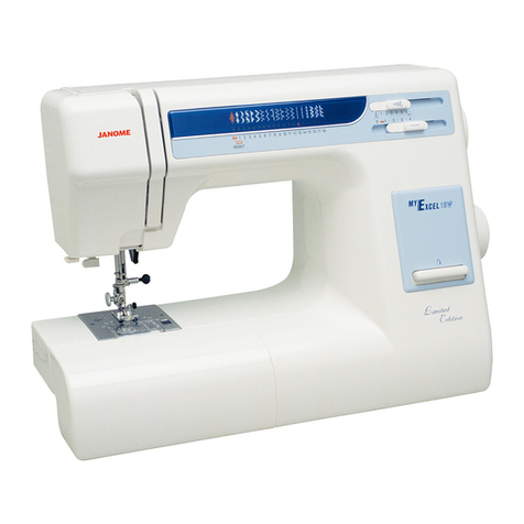 Janome MW 3018 Instruction book