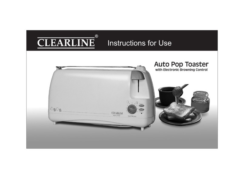 Clearline Auto Pop Instructions for use