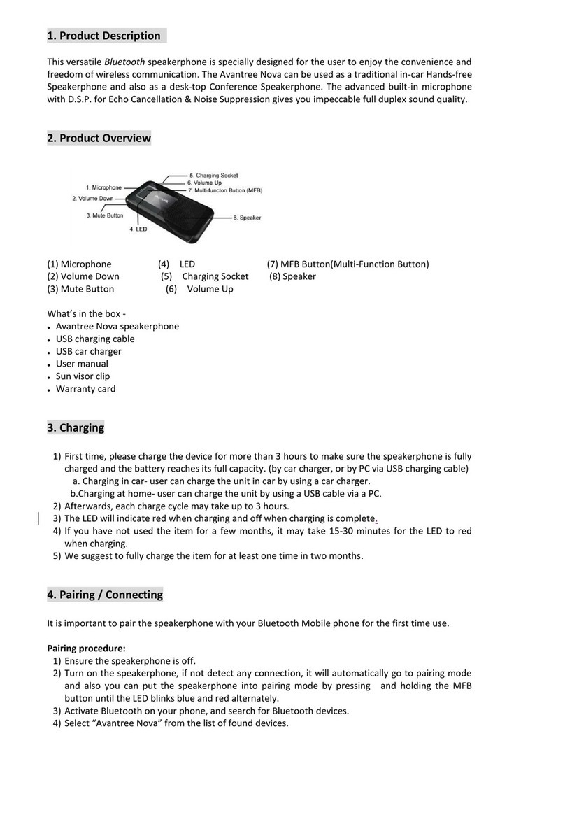 Avantree Nova CK28N user manual
