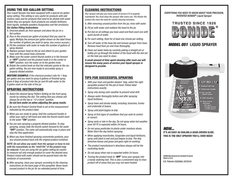 Bonide 051 user manual