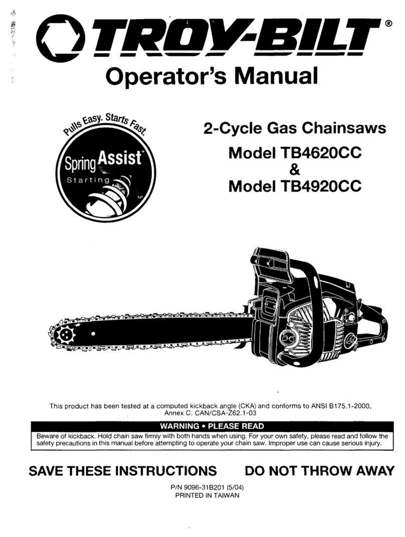 Troy-Bilt TB4620CC User manual