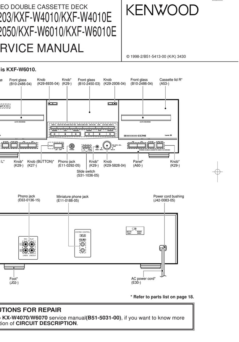 Kenwood CT-203 User manual