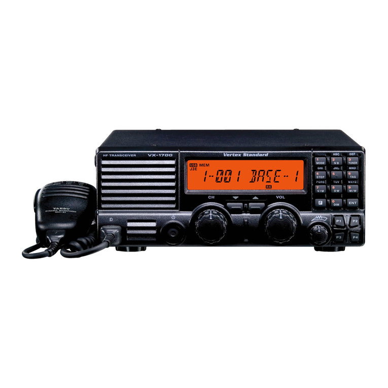 Vertex Standard VX-1700 Series operating manual