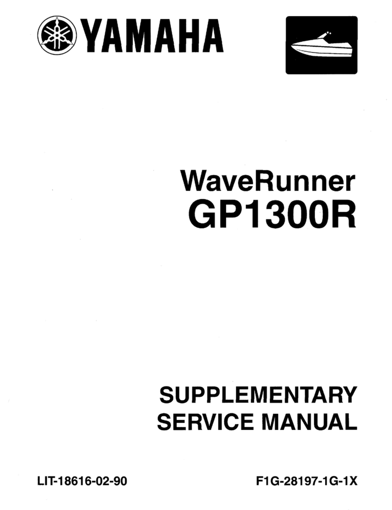 Yamaha WaveRunner GP1300R Supplemental service manual