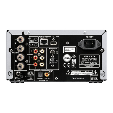 Onkyo CR-N765 User manual