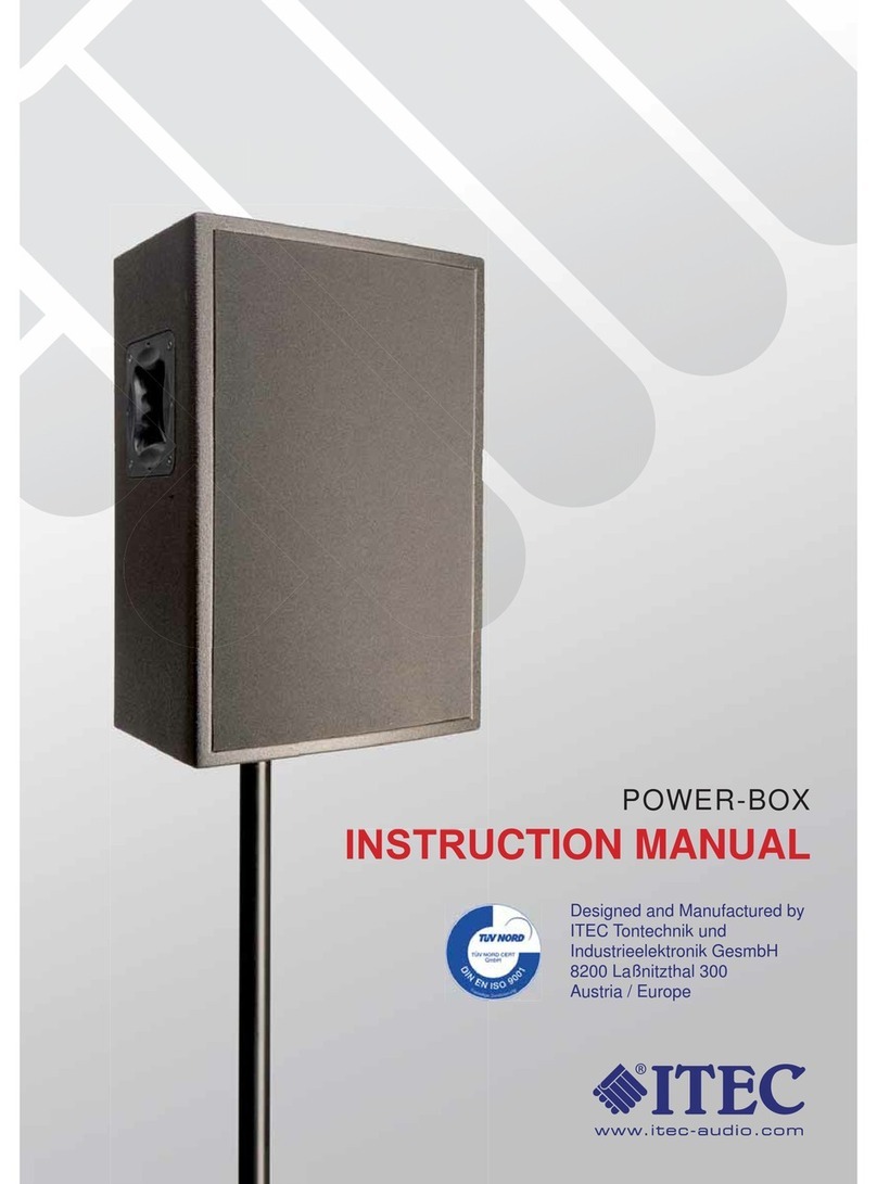 Itec POWER-BOX User manual