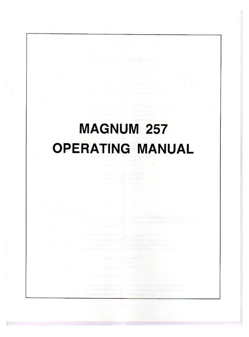 Magnum 257 User manual