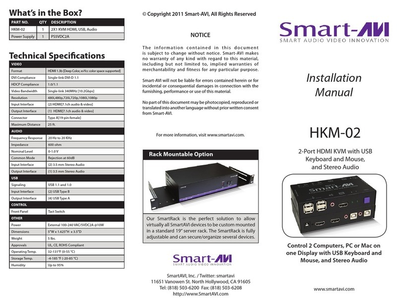 SMART-AVI HKM-02 User manual