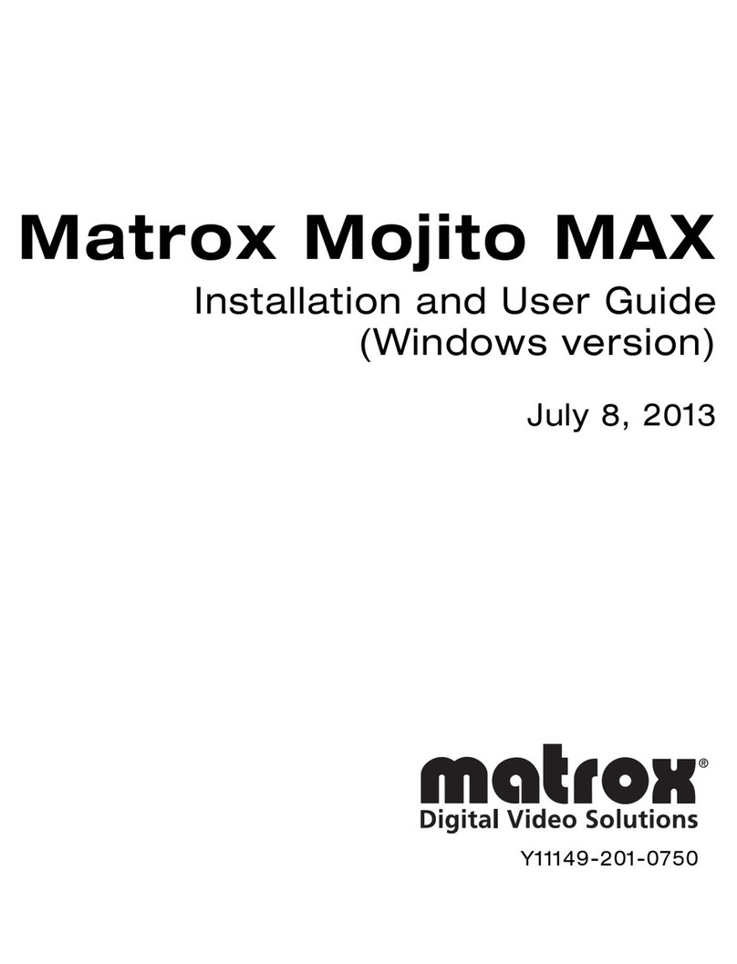 Matrox Mojito MAX User manual