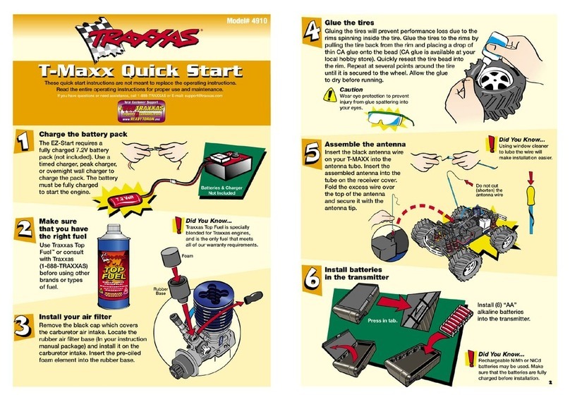 Traxxas T-Maxx 4910 User manual
