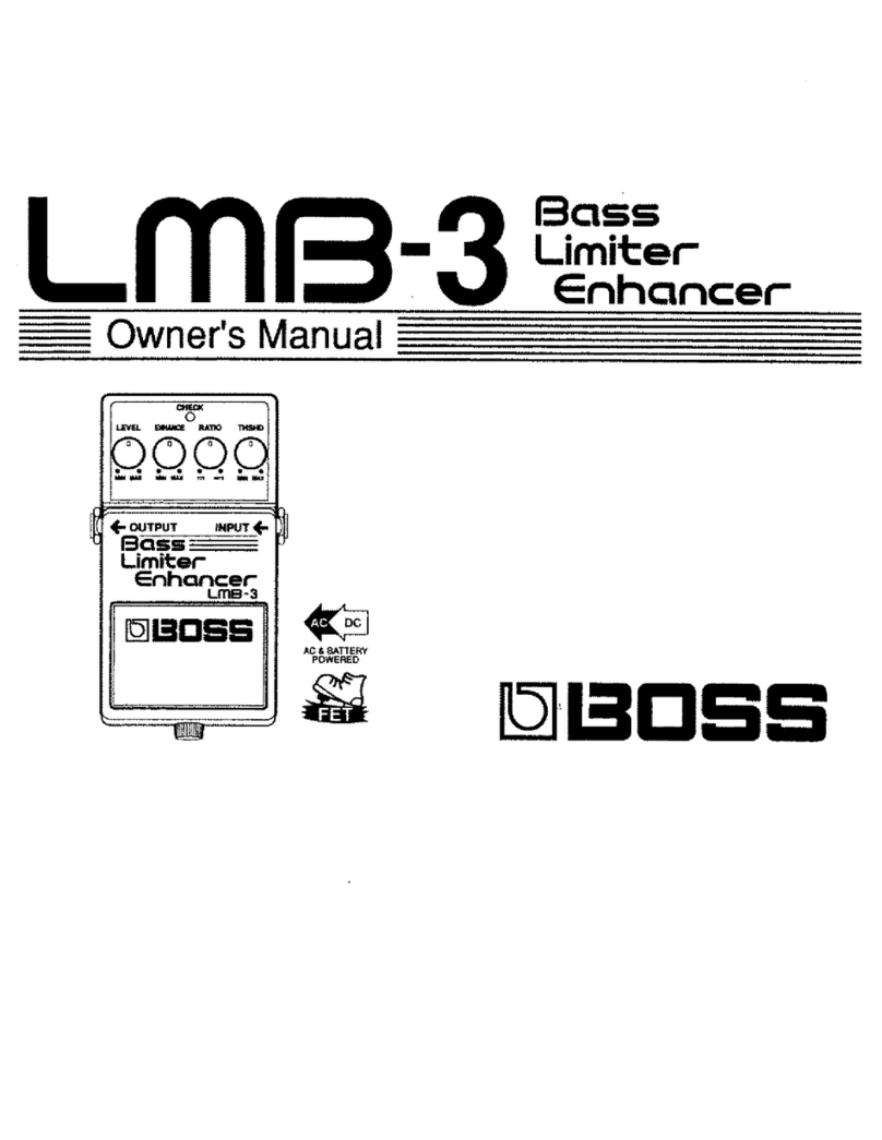 BOSSCO LMB-3 User manual