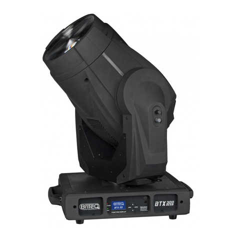 Briteq BTX 300 Beam Operation manual