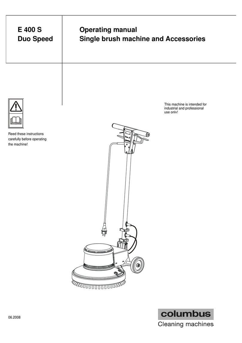 Columbus E 400 S Duo Speed operating manual