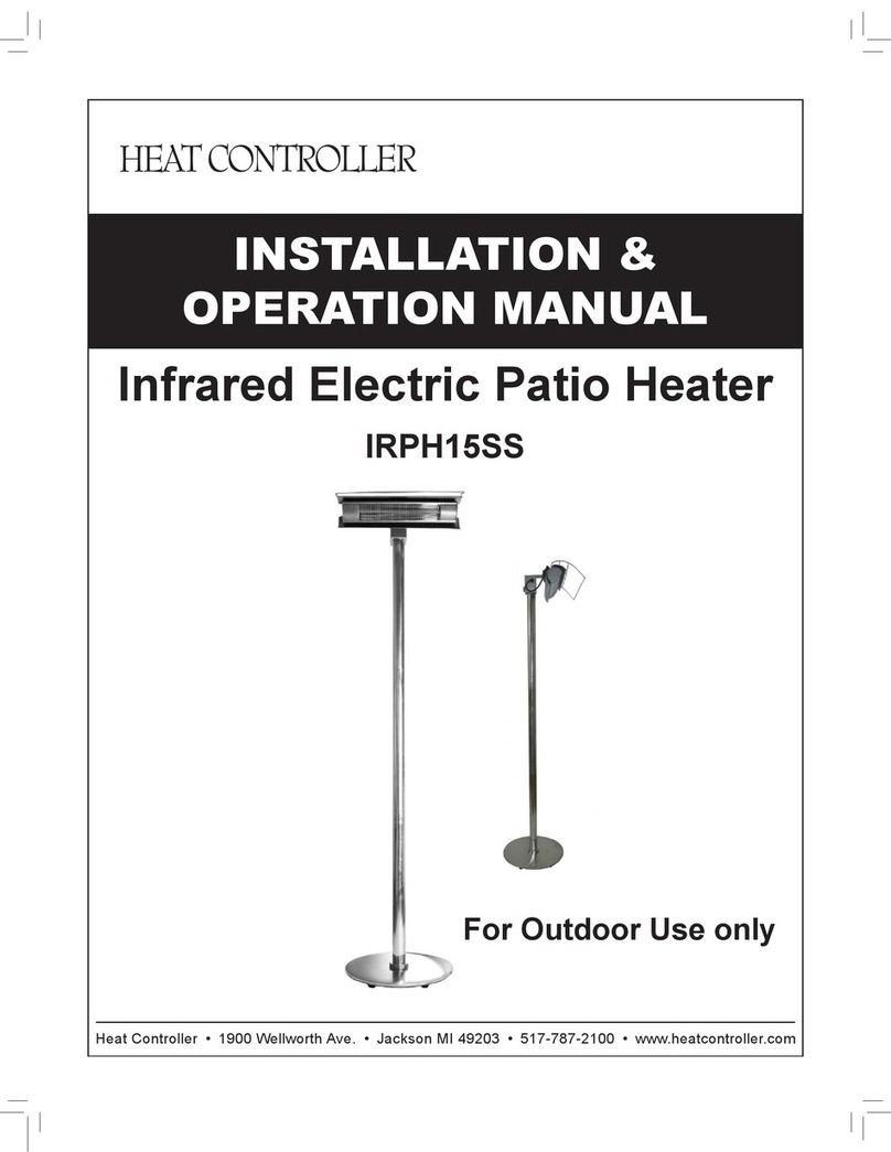 Heat Controller IRPH15SS Installation & operation manual Heat Controller IRPH15SS Installation & operation manual