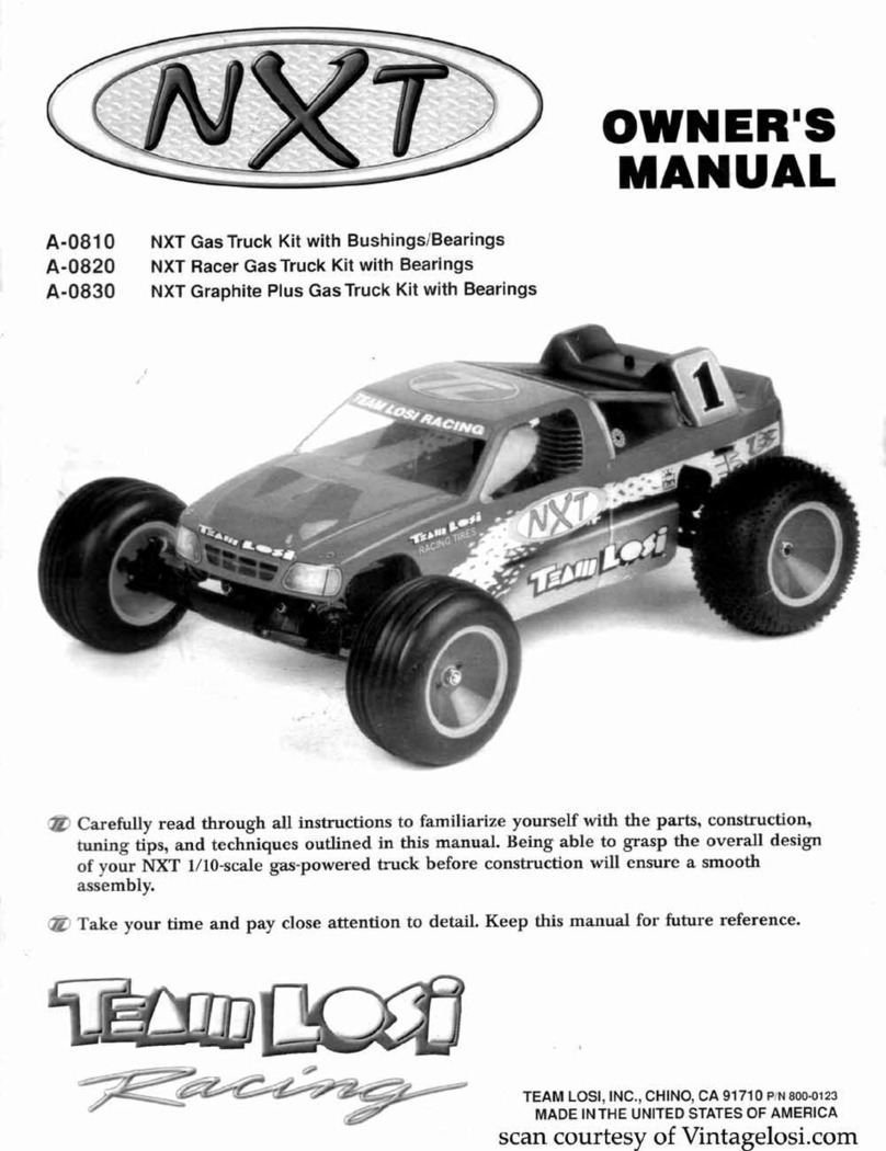 Team Losi NXT A-0810 User manual Team Losi NXT A-0810 User manual