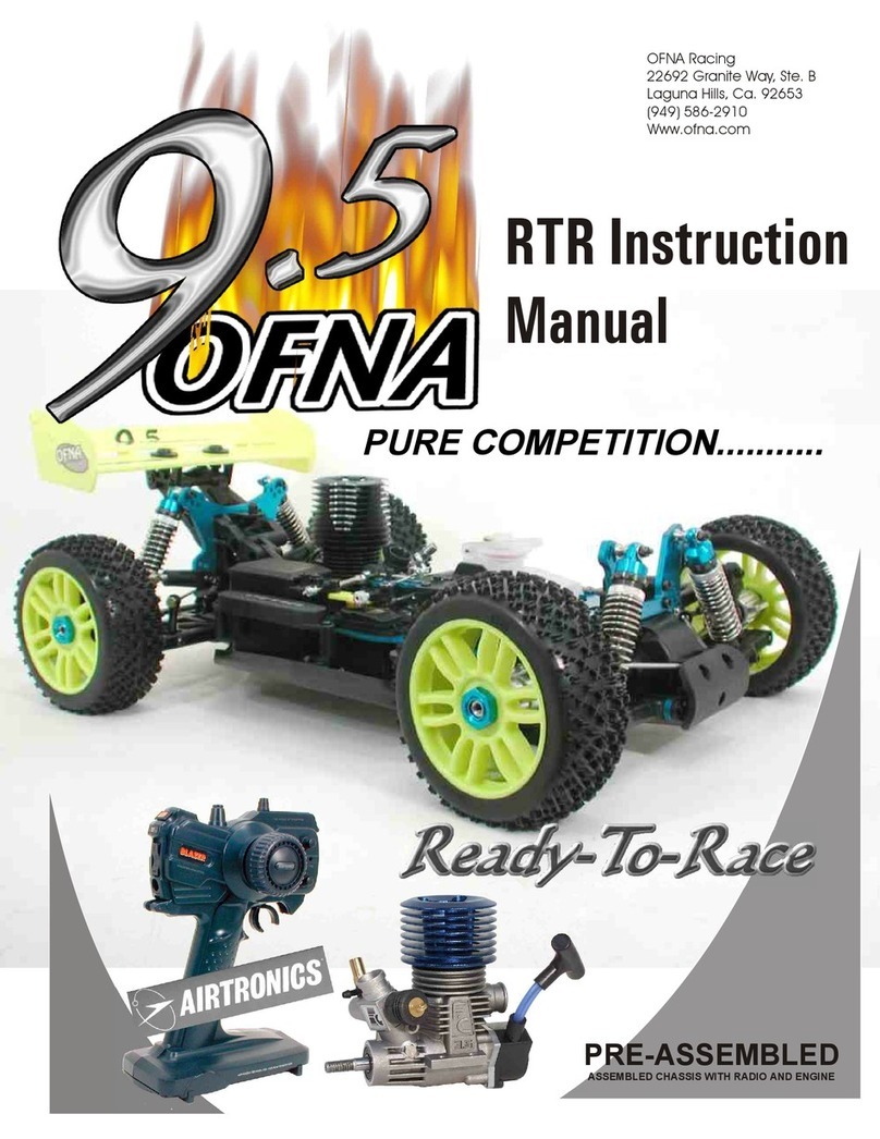 Ofna Racing 9.5 RTR instruction manual