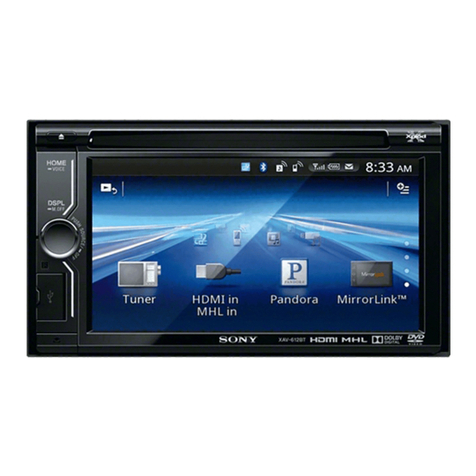 Sony XAV-712B User manual