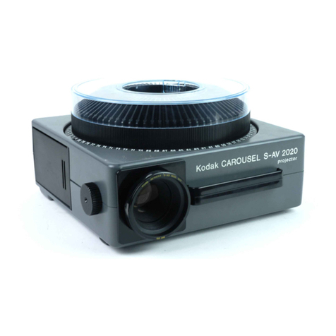 Kodak CAROUSEL S-AV2020 User manual Kodak CAROUSEL S-AV2020 User manual