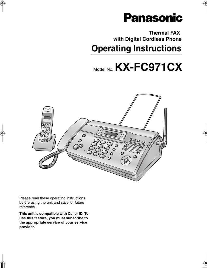 Panasonic KX-FC971CX operating instructions