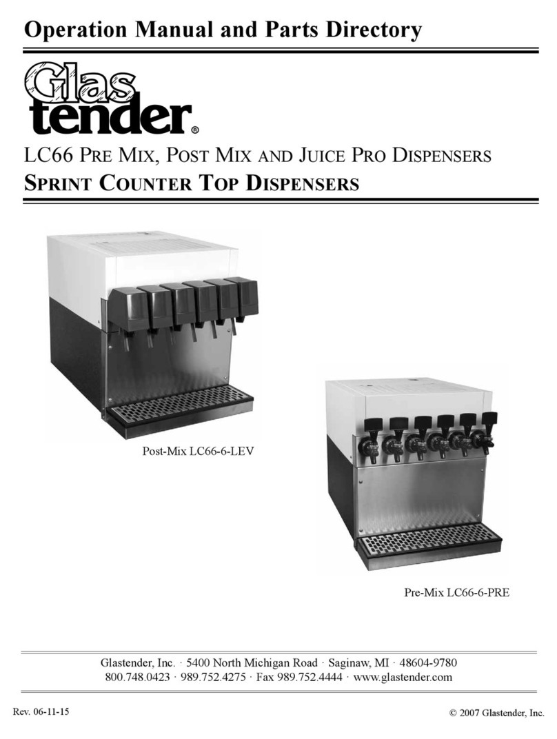 Glastender LC66-6-LEV Operation manual