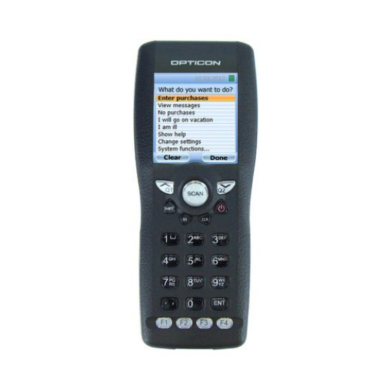 Opticon OPH-1005 quick start guide