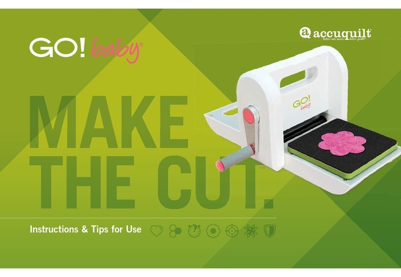 AccuQuilt Go! baby 55600UG Instructions & tips for use